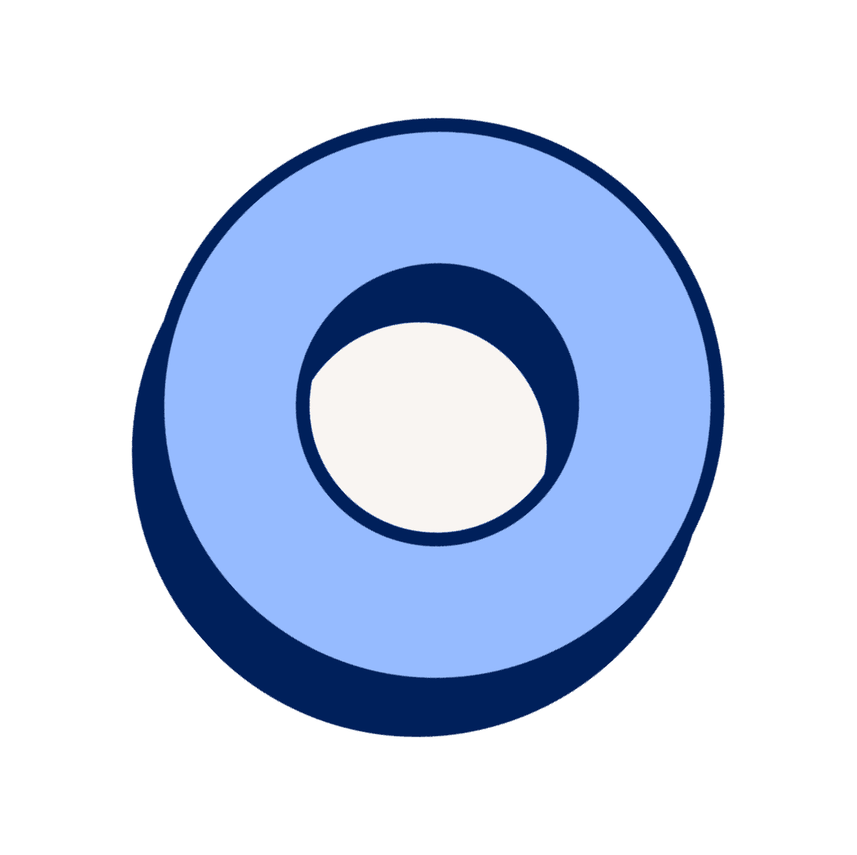 blue circle